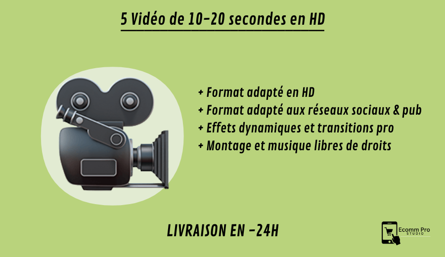 🎥 Pack Vidéo